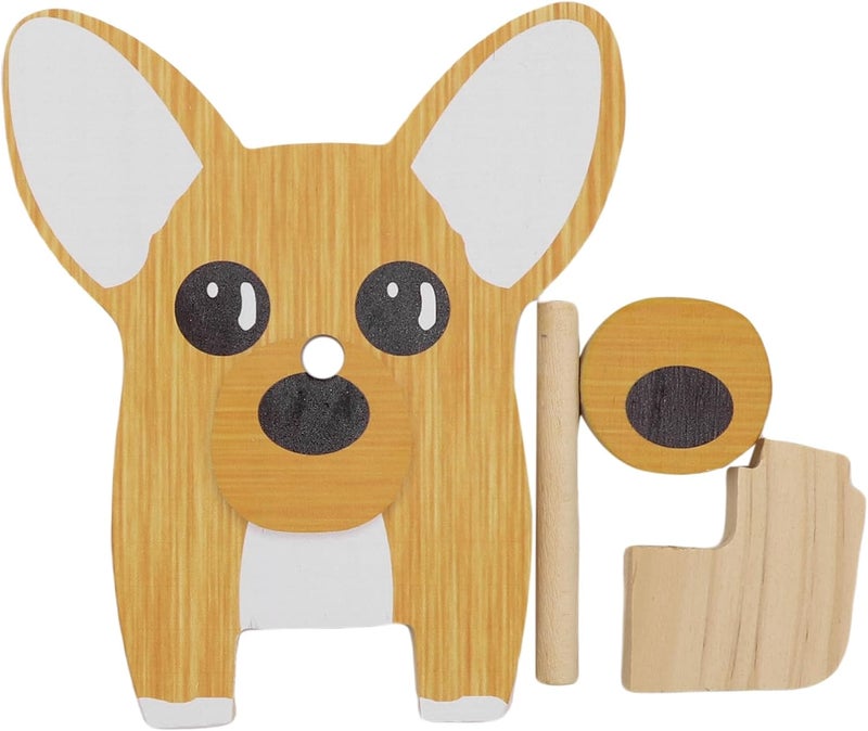 Suillty Cute Wooden Animal Glasses Holder Carving Sunglasses Eyeglass Display Stand Rack Home Office Desktop Decoration Gift for Kids - Image 2
